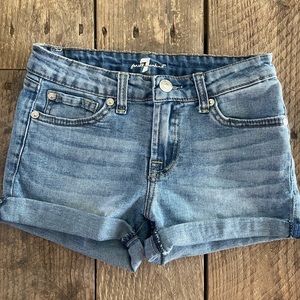 Girls Seven Denim shorts, size 10